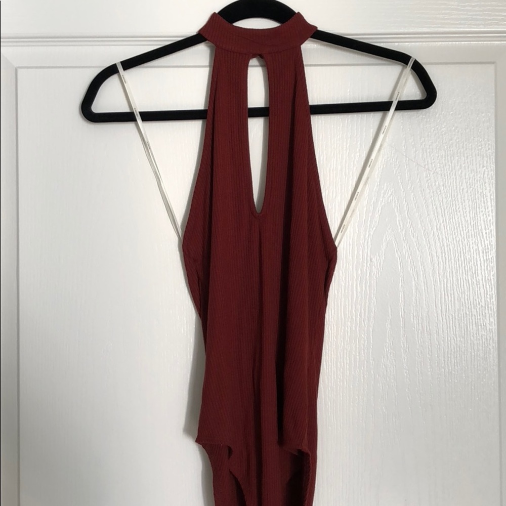 Cut out halter top